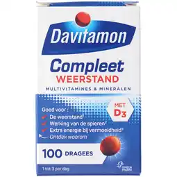 Jumbo Davitamon Compleet weerstand dragees, 100 stuks aanbieding