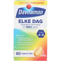 Jumbo Davitamon Elke Dag tabletten, 90 stuks aanbieding