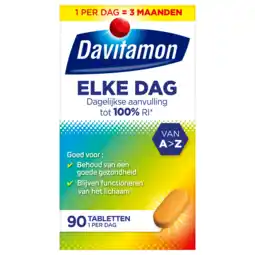 Jumbo Davitamon Elke Dag tabletten, 90 stuks aanbieding