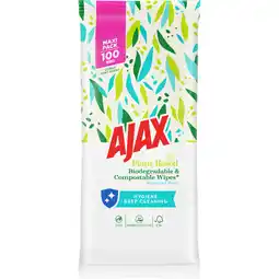 Jumbo Ajax Plant Based multi-oppervlakken doekjes 100 stuks aanbieding