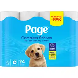 Jumbo Page Compleet Schoon Toiletpapier 24-rollen aanbieding