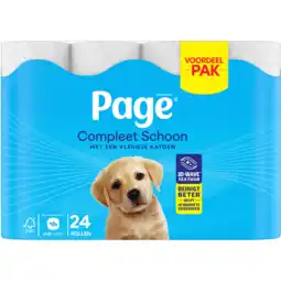 Jumbo Page Compleet Schoon Toiletpapier 24-rollen aanbieding