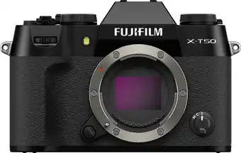 Coolblue Fujifilm X-T50 Body Zwart aanbieding