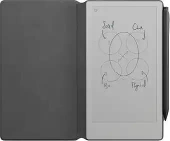 Coolblue reMarkable Paper Pro Move Mosaic Weave Book Folio Rood aanbieding