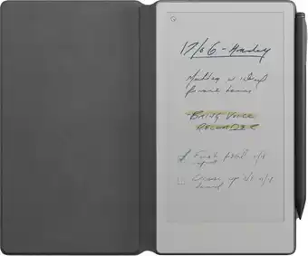 Coolblue reMarkable Paper Pro Move Mosaic Weave Book Folio Blauw aanbieding