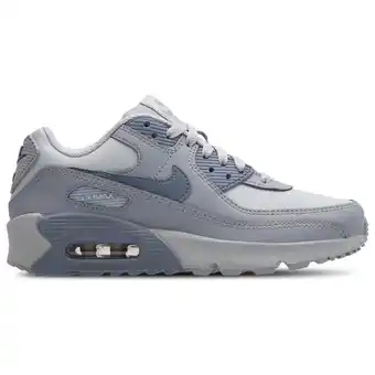 Foot Locker Nike Air Max 90 Kindersneakers - Grijs - Maat 36.5 - Leer aanbieding