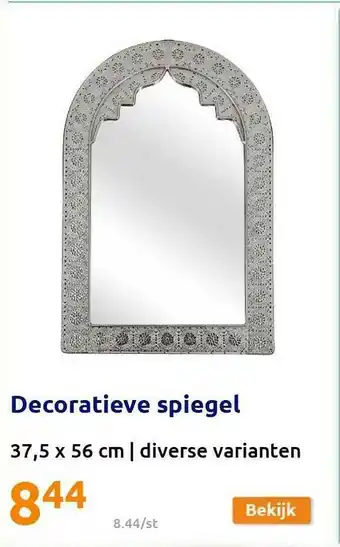 Action Decoratieve Spiegel 37,5 X 56 Cm aanbieding