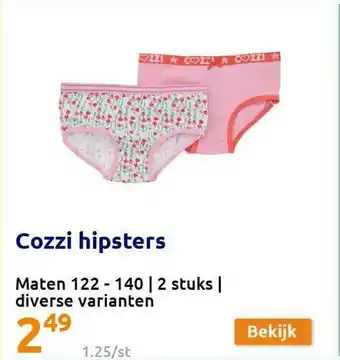 Action Cozzi Hipsters aanbieding