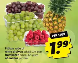 Boni Pitloze rode of witte druiven frambozen of ananas aanbieding