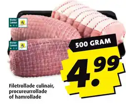Boni Filetrollade culinair, procureurrollade of hamrollade aanbieding