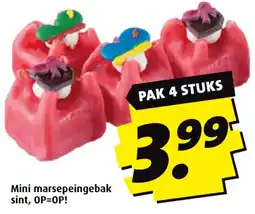 Boni Mini marsepeingebak sint aanbieding