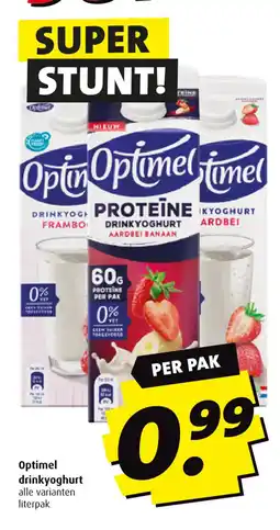 Boni Optimel drinkyoghurt aanbieding