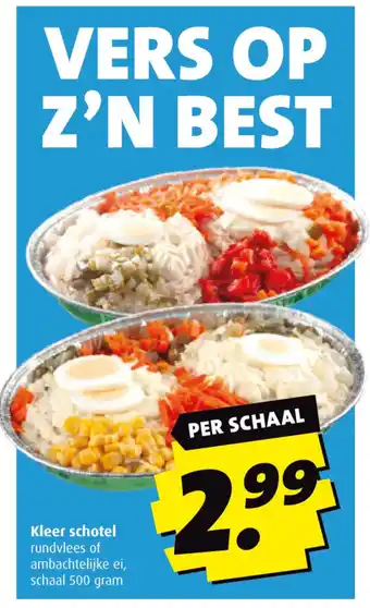 Boni Kleer schotel aanbieding