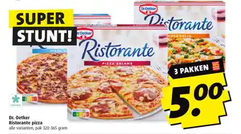 Boni Dr. Oetker Ristorante pizza aanbieding