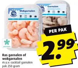 Boni Ras garnalen of wokgarnalen m.u.v. cocktail garnalen aanbieding