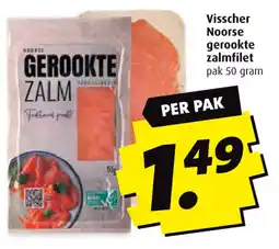 Boni Visscher Noorse gerookte zalmfilet aanbieding