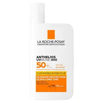 Etos La Roche-Posay Anthelios UVMune 400 Onzichtbare Zonnefluide SPF50+ 50 ML aanbieding