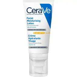 Etos CeraVe Hydraterende Gezichtscrème SPF30 52 ML aanbieding