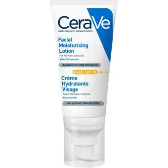 Etos CeraVe Hydraterende Gezichtscrème SPF30 52 ML aanbieding