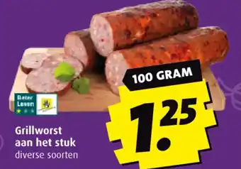 Boni Grillworst aan het stuk aanbieding