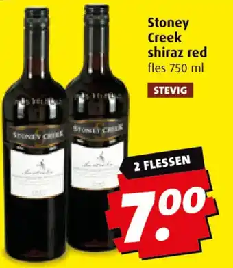 Boni Stoney Creek shiraz red aanbieding