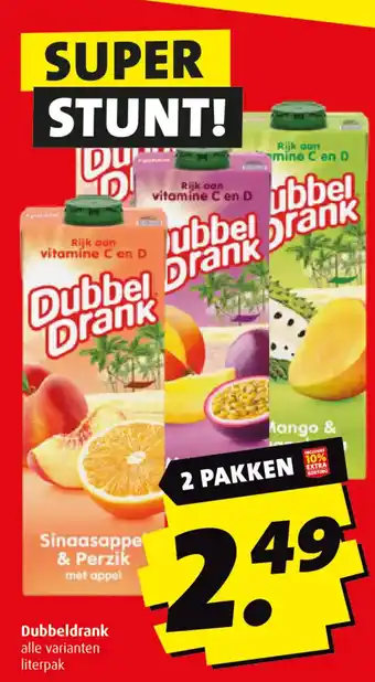 Boni Dubbeldrank aanbieding