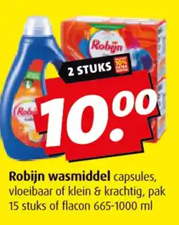 Boni Robijn wasmiddel aanbieding