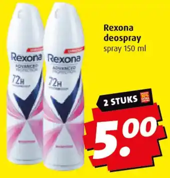 Boni Rexona deospray aanbieding