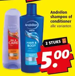 Boni Andrélon shampoo of conditioner aanbieding