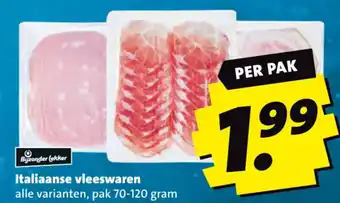 Boni Italiaanse vleeswaren aanbieding