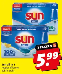 Boni Sun all in 1 aanbieding