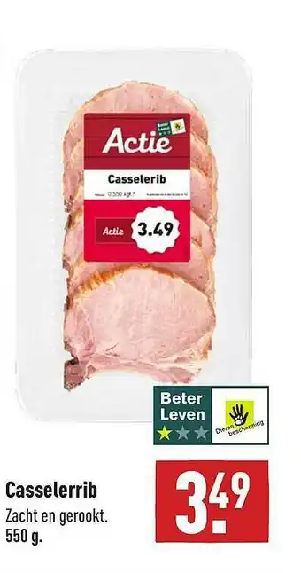 ALDI Casselerrib Zacht En Gerookt aanbieding