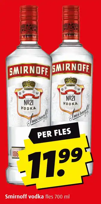 Boni Smirnoff vodka aanbieding