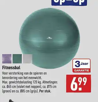 ALDI Fitnessbal aanbieding