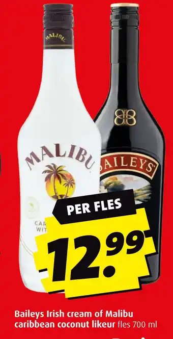 Boni Baileys Irish cream of Malibu caribbean coconut likeur aanbieding