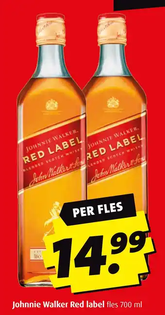 Boni Johnnie Walker Red label aanbieding