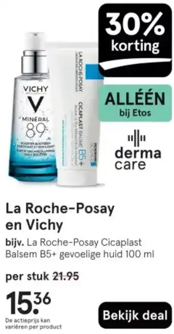 Etos La Roche-Posay en Vichy aanbieding