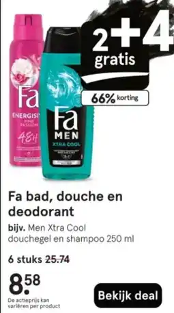 Etos Fa bad, douche en deodorant aanbieding