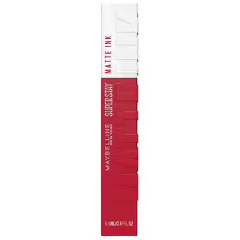 Kruidvat Maybelline New York SuperStay Matte Ink 80 Ruler Lipstick aanbieding