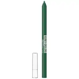 Kruidvat Maybelline New York Tattoo Liner 817 Vivid Green Automatic Gel Pencil aanbieding