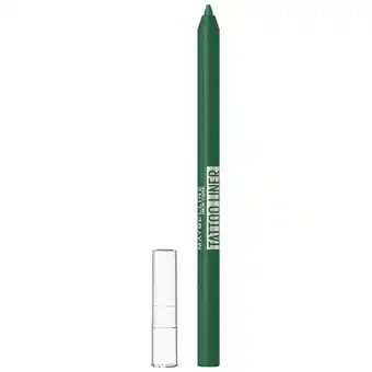 Kruidvat Maybelline New York Tattoo Liner 817 Vivid Green Automatic Gel Pencil aanbieding