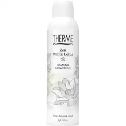 Kruidvat Therme Zen White Lotus Douchefoam aanbieding