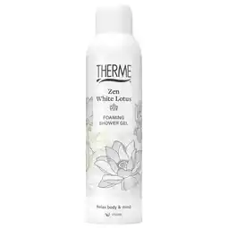 Kruidvat Therme Zen White Lotus Douchefoam aanbieding