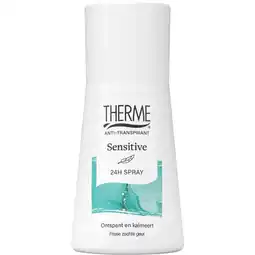 Kruidvat Therme Sensitive 24H Antitranspirant Spray aanbieding
