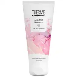 Kruidvat Therme Mindful Blossom Shower Satin Douchecrème aanbieding