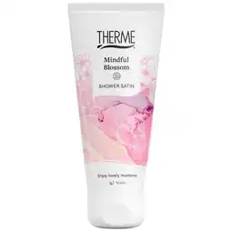 Kruidvat Therme Mindful Blossom Shower Satin Douchecrème aanbieding