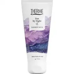 Kruidvat Therme Zen By Night Shower Satin Douchecrème aanbieding
