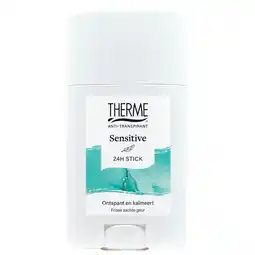 Kruidvat Therme Sensitive 24H Antitranspirant Stick aanbieding