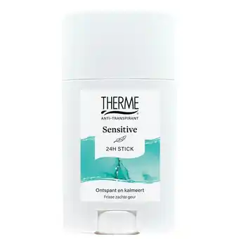 Kruidvat Therme Sensitive 24H Antitranspirant Stick aanbieding