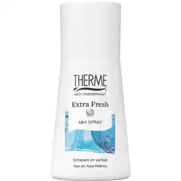 Kruidvat Therme Extra Fresh 48H Antitranspirant Spray aanbieding